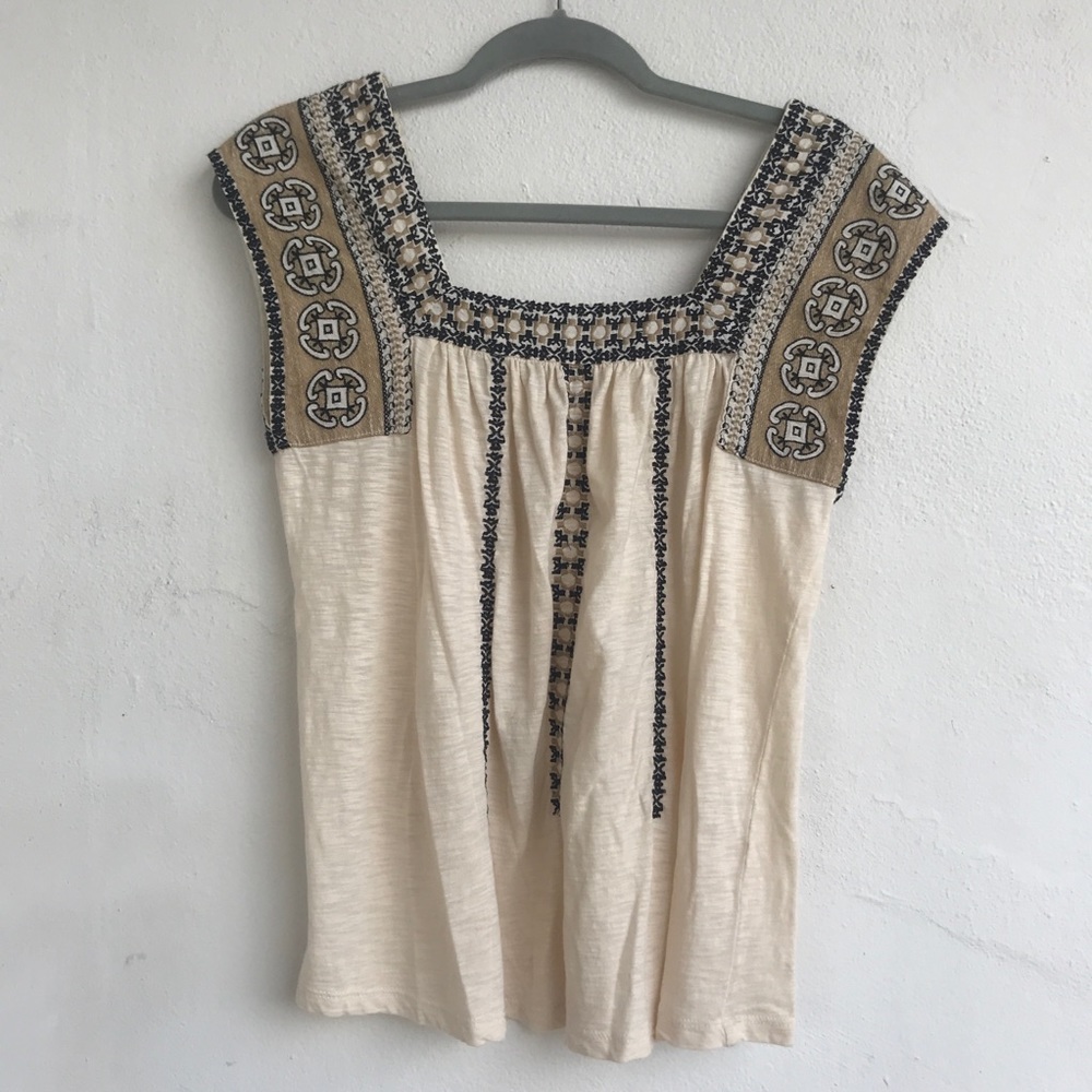 Embroidered top